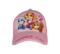Paw Patrol Kappe für Mädchen - Pawsome Team Kinder Cap Basecap Baseballkappe verstellbar Rosa