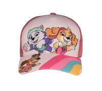 Paw Patrol Kappe für Mädchen - Rainbow Kinder Cap Basecap Baseballkappe verstellbar Rosa
