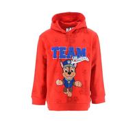 PAW PATROL Kapuzenpullover für Jungen, Weiches Katoen Textil Sweatshirt, Kinder Sweatshirt, Hoodie Geschenk für Jungen, Größe 3 Jahre | Rot
