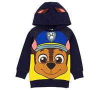PAW PATROL Kids Hoodie Chase Marshall Skye Everest ODER Rubble 3D Ohren Pullover 4-5 Jahre