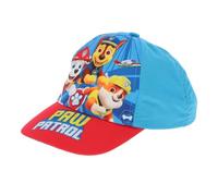 Paw Patrol Kinder Basecap - Offizielle Baseball-Kappe für Jungen - Mütze mit Chase, Marshall & Rubble - Größe 50-52 - in Hellblau oder Dunkelblau, Farbe: Hellblau, Bekleidungsgröße: 52