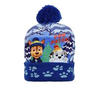 PAW PATROL Kinder Jungen Wintermütze Gr. 52-54 Strickmütze blau rot Beanie neu!, Farbe:blau, Größe:54