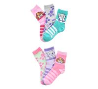 Paw Patrol Kinder Mädchen Socken 6er Pack 6 verschiedene Designs Skye Everest (DE/NL/SE/PL, Numerisch, 23, 26, Regular, Paw Patrol Girls Set 1)