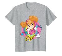 Paw Patrol Kinder Skye Staying Cool Badge Super Cartoon Rescue T-Shirt