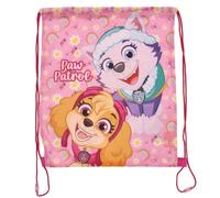 Paw Patrol Kinder Turnbeutel mit Kordelzug, Pink | Skye & Everest PE Sport Schultasche | Mädchen Schule Reise Schuhbeutel 35 x 40 cm