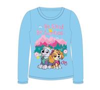 PAW Patrol Langarm- Shirt für Mädchen | 'Be Kind. Be Curious.' | Skye & Everest blau,98