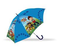 PAW PATROL Licensing KL84647, Regenschirm 40cm manuell, Paw Patrol PW16001 Blau