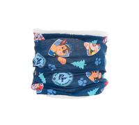 PAW PATROL Loop Schal Kinder | Geschenke für Jungen | Chase, Marshall und Rubble | gefüttert | Winter | Halstuch | Schlauchschal (Dunkelblau)