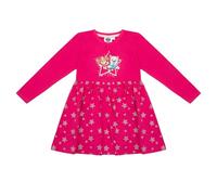 PAW PATROL Mädchen Kleid Langarm | Baumwolle | Skye und Everest Motive | Größe 98-128 (DE/NL/SE/PL, Numerisch, 128, Regular, Pink)