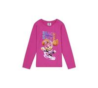 Paw Patrol Mädchen Langarmshirt Skye & Everest Baumwolle Kinder T-Shirt Longsleeve Pink, Größe 110-116, Offizielles Lizenzprodukt für kleine Fans