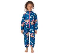 PAW PATROL Mädchen Pfützenanzug | Kinder Kleinkinder All In One Regenmantel | Navy Rainbow Shooting Star Skye Rescue Welpen | Langarm mit Manschetten Play Walking Jacke