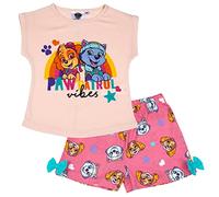 PAW PATROL Mädchen Pyjama kurzer Schlafanzug (Rosa, 104)
