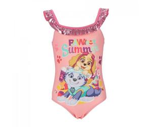 Paw Patrol Mädchen Schwimmanzug Farbenfrohe Badebekleidung für den Strand Rosa 7/8 Jahre