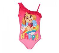 Paw Patrol Mädchen Schwimmanzug Farbenfrohe Badebekleidung für den Strand Rot 7/8 Jahre