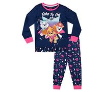PAW PATROL Mädchen Skye und Everest Schlafanzug Blau 128