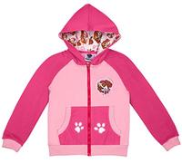 PAW PATROL Mädchen Sweatjacke mit Kapuze Kapuzenjacke Jacke (122, Rosa)