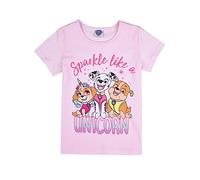 PAW PATROL Mädchen T - Shirt mit Skye, Marshall & Rubble 82218 rosa, Größe 98, 3 Jahre