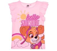 PAW PATROL Mädchen T-Shirt Shirt mit Skye Motiv Sommer (DE/NL/SE/PL, Numerisch, 110, Regular, Fuchsia) (DE/NL/SE/PL, Numerisch, 98, Regular, Rosa)