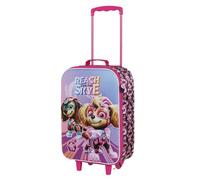 Paw Patrol Mighty-Soft 3D Trolley-Koffer, Rosa, 17 x 33 x 52 cm, Kapazität 26 L