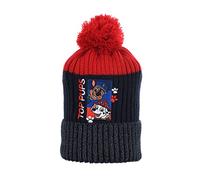 Paw Patrol Chase und Marshall Kinder Jungen Winter-Mütze Bommelmütze (Blau, 54)