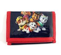 Paw Patrol Nickelodeon Geldbörse für Jungen, dreifach gefaltet, Geldscheine, Dunkelblau, Rot und Mehrfarbig, 13CM X 9CM X 1CM, Dreifach gefaltete Brieftasche