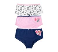 Paw Patrol Panty für Mädchen - Kinder Unterhose Slip Unterwäsche Rosa/Weiß/Blau (3er Pack) (DE/NL/SE/PL, Numerisch, 110, 116, Regular, Rosa/Weiß/Blau)