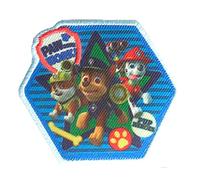 Paw Patrol Paw Some Work - Aufnäher, Bügelbild, Aufbügler, Applikationen, Patches, Flicken, Zum Aufbügeln, Größe: 6,2 x 7 cm
