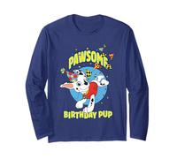 Paw Patrol Pawsome Birthday Pup Happy Birthday Marshall Langarmshirt