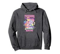 Paw Patrol Pawsome Friendships Grow Retro Skye Everest Pullover Hoodie, Unisex für Erwachsene, Anthrazit Meliert, M
