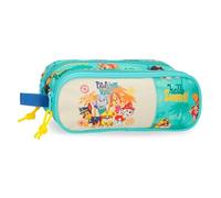 Paw Patrol Pawsome Vibes Doppeletui, blau, 23 x 9 x 7 cm, Polyester, L, blau, Doppelmäppchen