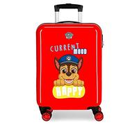 Paw Patrol Playful Kabinenkoffer Rot 38x55x20 cms Hartschalen ABS Kombinationsschloss 34L 2,6Kgs 4 Doppelräder Handgepäck