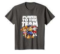 Paw Patrol - Power to The Team T-Shirt, Kinder, Anthrazit, 98