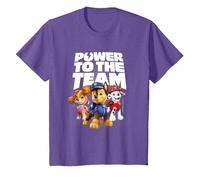 Paw Patrol - Power to The Team T-Shirt, Kinder, Heidekrautlila, 140