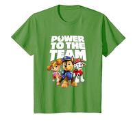 Paw Patrol - Power to The Team T-Shirt, Kinder, Hellgrün, 104