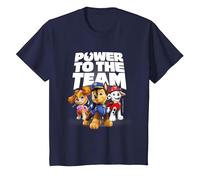 Paw Patrol - Power to The Team T-Shirt, Kinder, Marineblau, 116