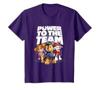 Paw Patrol - Power to The Team T-Shirt, Kinder, Violett, 98