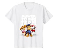Paw Patrol - Power to The Team T-Shirt, Kinder, Weiß, 104