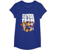 Paw Patrol - Power to The Team T-Shirt, Mädchen, Königsblau, XS