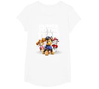 Paw Patrol - Power to The Team T-Shirt, Mädchen, Weiß, L
