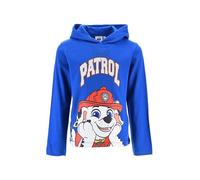 PAW PATROL Pullover Langarmshirt Jungen, Shirt, Oberteil, Sweatshirt Oberteil Langarm T-Shirt, Baumwolle, Chase, Marshall, Rubble, Hunde (DE/NL/SE/PL, Numerisch, 104, Regular, Blau)
