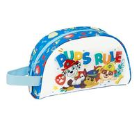 Paw Patrol PUPS Rule, große Kulturtasche für Kinder, anpassbar an den Wagen, ideal für Kinder von 5 bis 14 Jahren, bequem und vielseitig, Qualität und Widerstandsfähigkeit, 26 x 16 x 9 cm, Blau, blau,