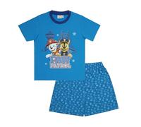 PAW PATROL Pyjama kurzer Schlafanzug Jungen Chase Marshall Hunde (Gr. 110)