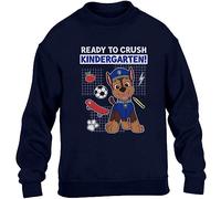 PAW PATROL Ready to Crush The Kindergarten Chase Geschenk Kinder Pullover Sweatshirt 104 Marineblau
