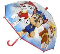 Paw Patrol Regenschirm für Kinder mit buntem Design von Chase, Marshall und Skye - Windfester Kinderschirm mit sicherer Handöffnung und ergonomischem Griff
