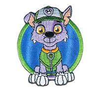 PAW PATROL Aufnäher, Polyester, © ROCKY - Aufnäher, Bügelbild, Aufbügler, Applikationen, Patches, Flicken, zum aufbügeln, Größe: 7,3 x 6 cm