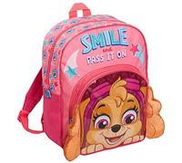 Paw Patrol Rucksack für Mädchen, groß, 3D-Plüsch, Skye, Schule, Kindergarten, Reisetasche mit Getränkehalter, rose, Einheitsgröße, Rucksack