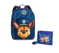 Paw Patrol Rucksack und Brustbeutel im Set für Kindergarten und Kita Kinderrucksack Fabrizio, 3-6 Jahre (Blau 3)
