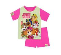 PAW PATROL Schlafanzug | Kinder Schlafanzug Mädchen | Pyjama Kurz | Rosa 122