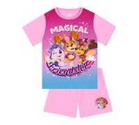 PAW PATROL Schlafanzug Mädchen, Schlafanzug Kinder Skye, Kurzer Schlafanzüge Für Mädchen, Rosa 116