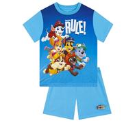 PAW PATROL Schlafanzug, Marshall Chase Schlafanzüge Jungen, Schlafanzug Kurz, Sommer Schlafanzüge Für Jungen, Blau 128